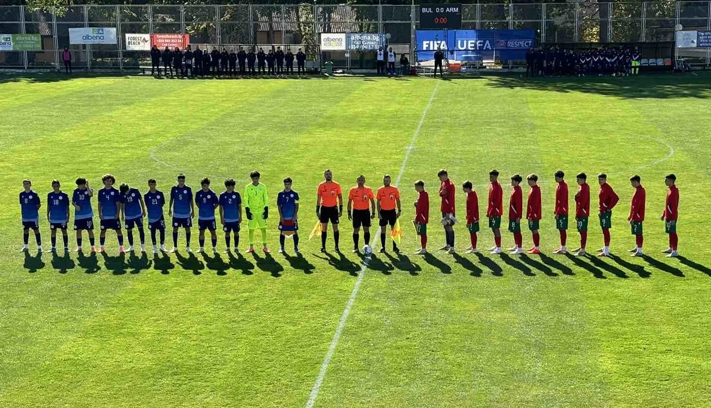 Трима таланти от Академия Лудогорец с принос за разгрома на България U15