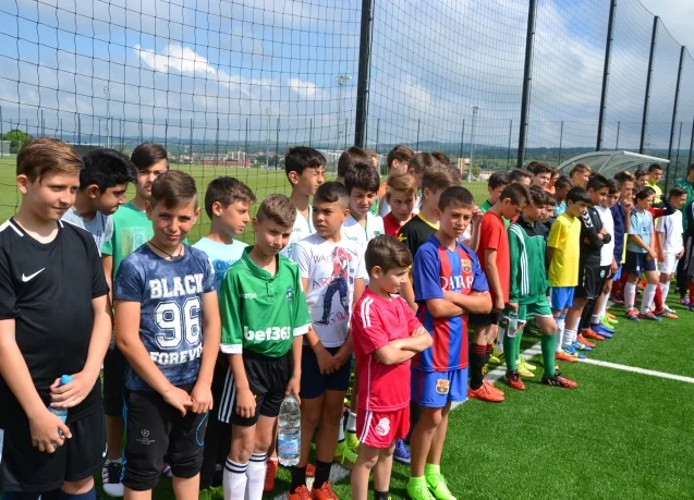 Close to a hundred children came to the acceptance casting of Ludogorets Academy