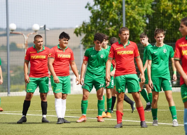 Лудогорец U16 II натупа Две могили с хандбалното 10:0