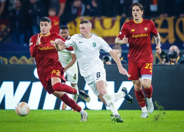 Силен Лудогорец загуби 1:3 от Рома