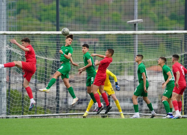 Лудогорец U15 натупа ЦСКА-София и 3 кръга преди края е на точка от титлата