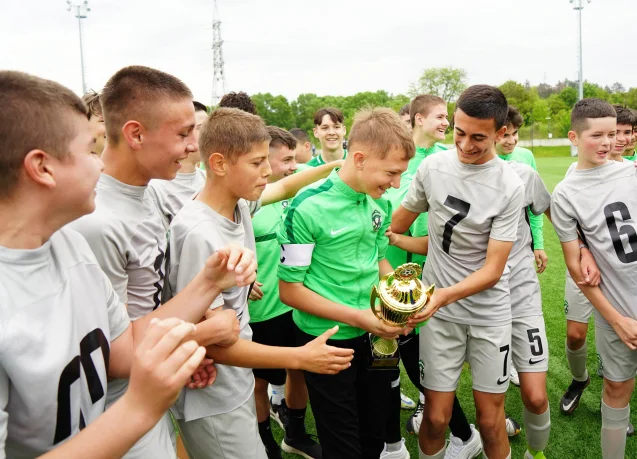 Лудогорец U14 II вдигна купата на шампион на зона Русе