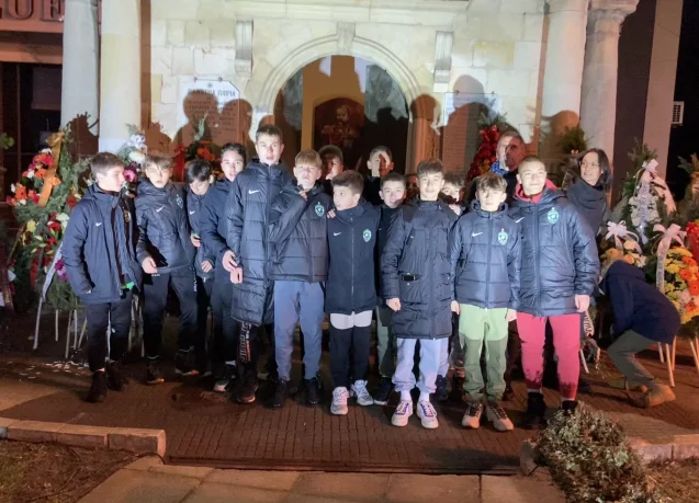 Децата на Академия Лудогорец отдадоха почит за Деня на Разград