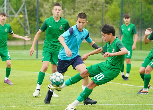 Децата на Лудогорец U14 надделяха с 5:0 над Дунав (Русе)