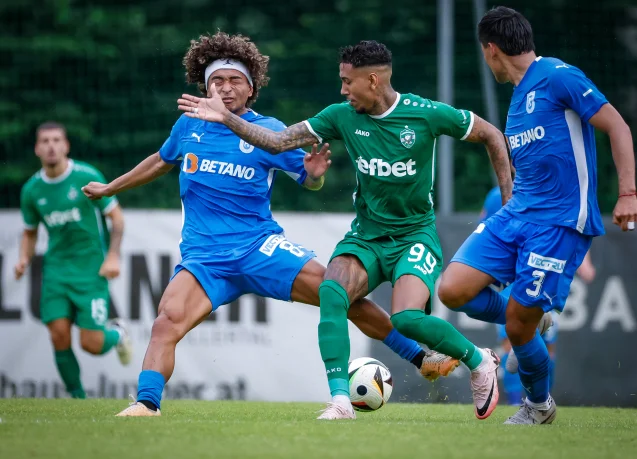 Ludogorets won 4:1 against Universitatea Craiova