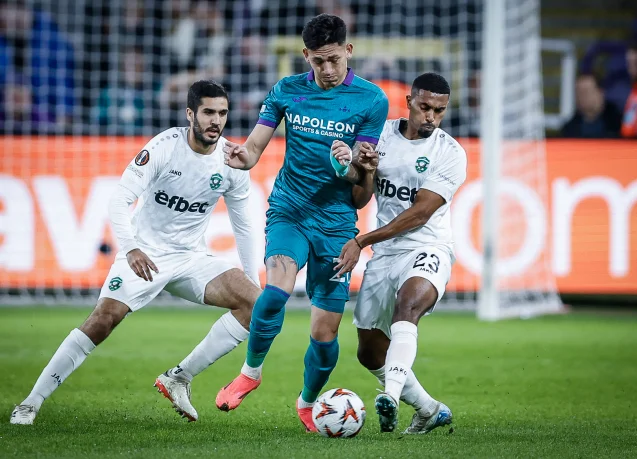 10 from Ludogorets lost to Anderlecht