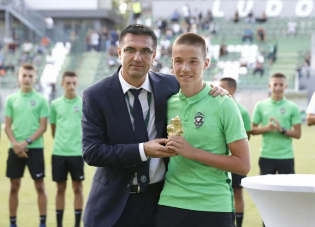 Филип Гигов от Лудогорец осигури победата на България U19 с 2:0 срещу Литва U19