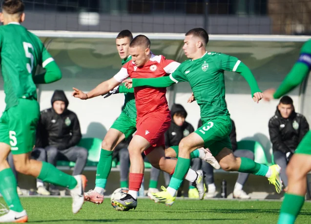 Лудогорец U17 и ЦСКА (София) не можаха да излъчат победител след нулево равенство