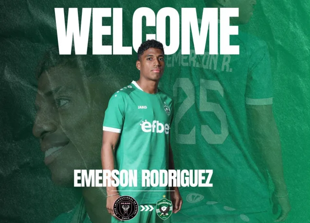 Ludogorets has signed the Colombian winger Emerson Rodriguez