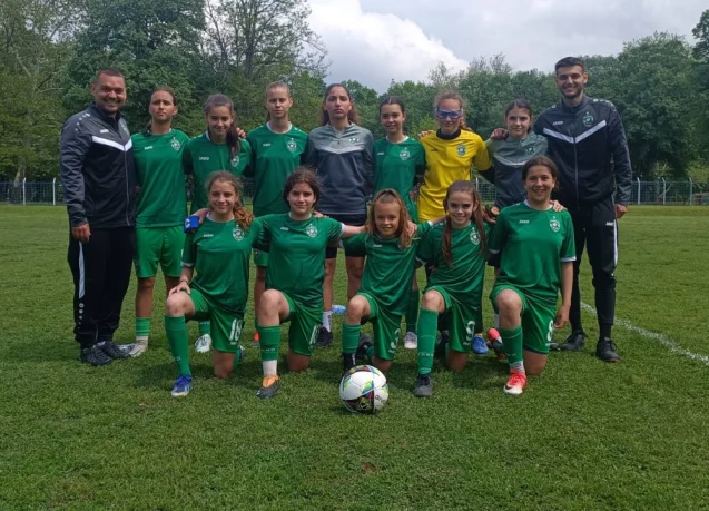 Момичетата на Лудогорец U13 - първенците на зона Велико Търново, отиват на републиканско
