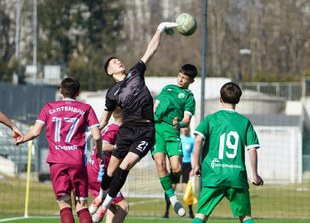 Лудогорец U15 направи равен 1:1 със Септември в София